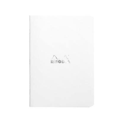 RHODIA Classic Stapled A5 148x210mm 5x5 Sq White