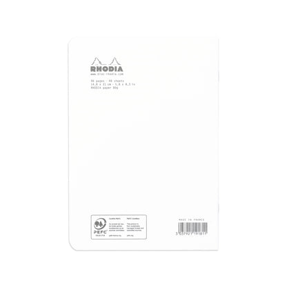 RHODIA Classic Stapled A5 148x210mm 5x5 Sq White