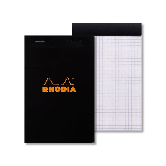 RHODIA Basics No.14 110x170mm 5x5 Sq hsp Black