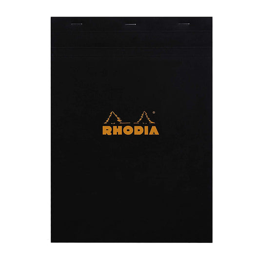 RHODIA Basics No.18 A4 210x297mm 5x5 Sq hsp Black