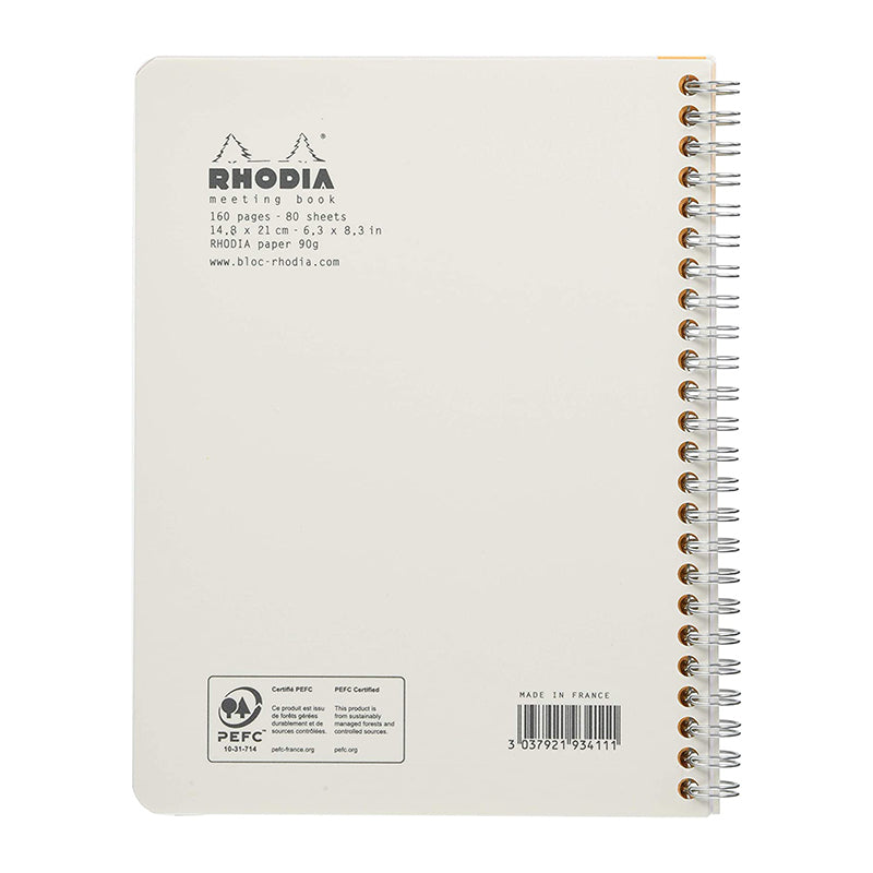 RHODIA Classic Meeting Book A5+ 160x210mm White