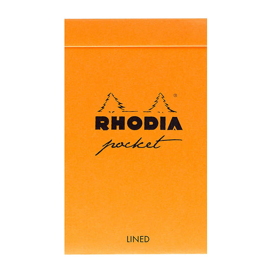 RHODIA Basics Pocket Pad 75x120mm Lined Orange