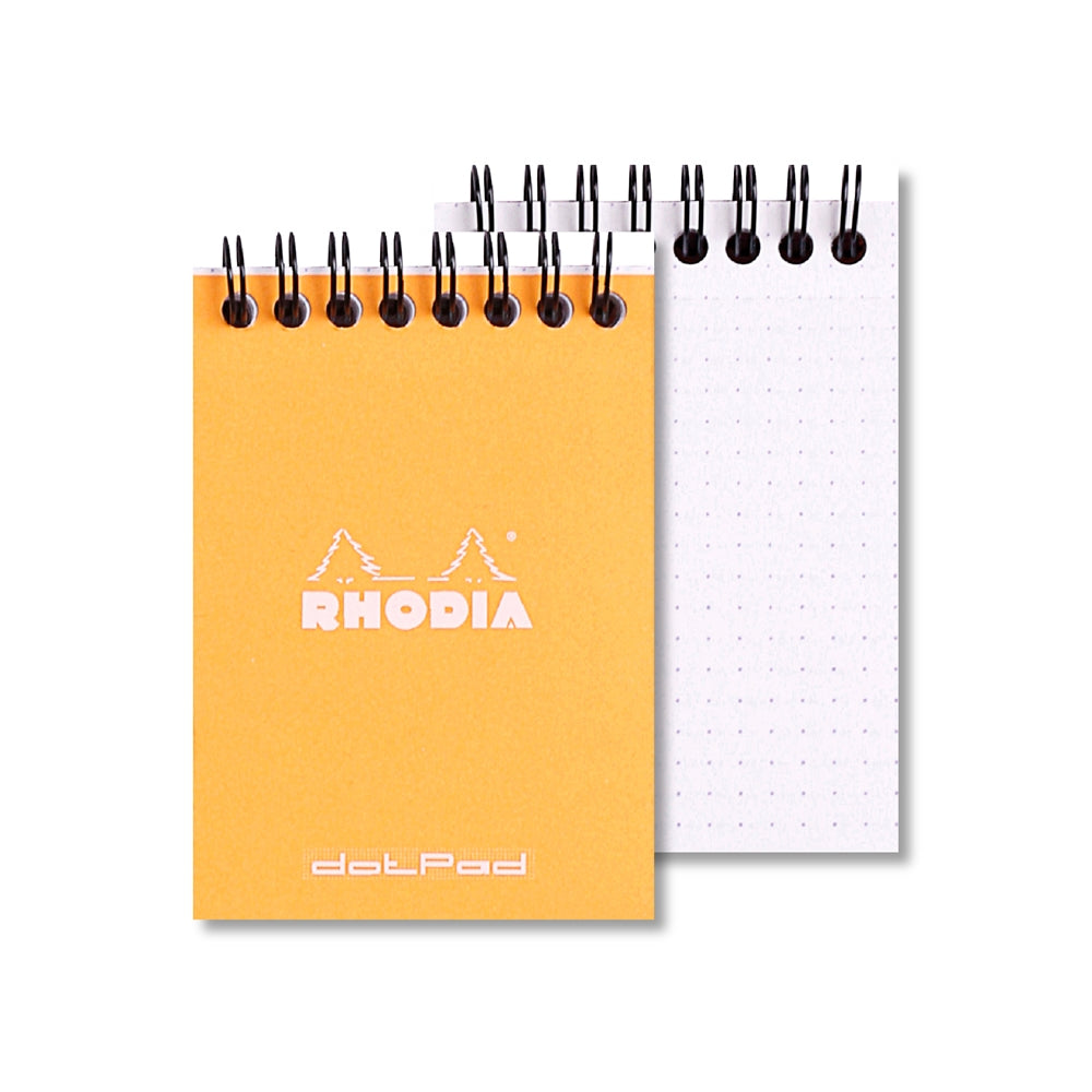 RHODIA Classic Notepad A7 75x105mm Dot Orange