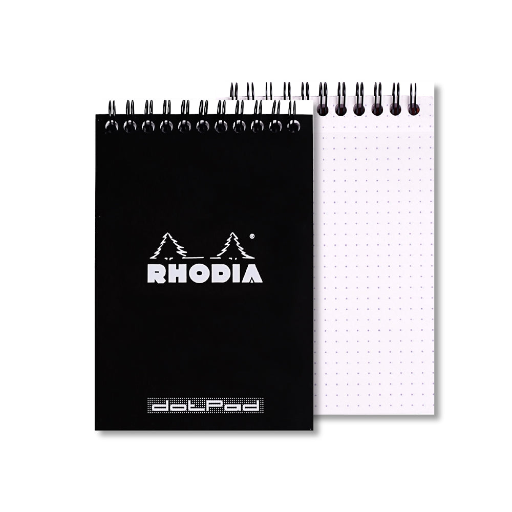 RHODIA Classic Notepad A6 105x148mm Dot Black