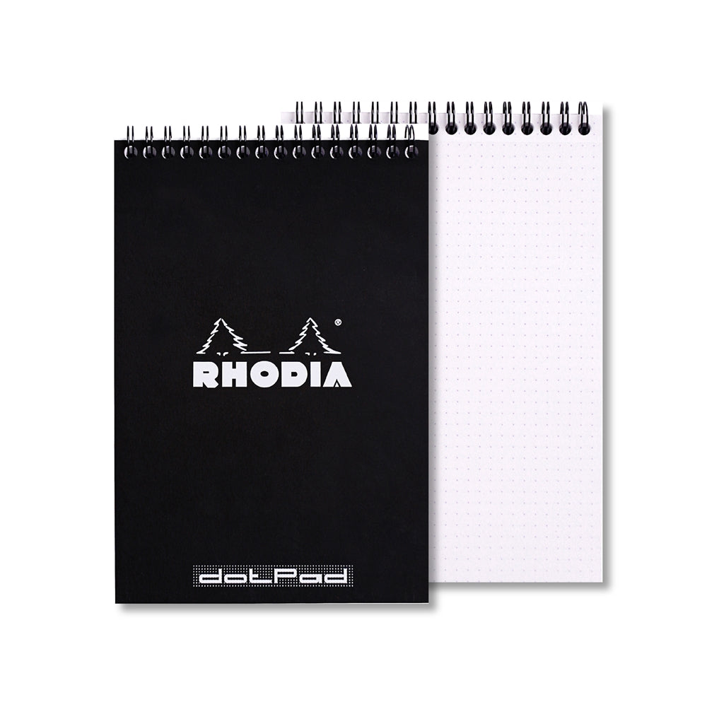 RHODIA Classic Notepad A5 148x210mm Dot Black