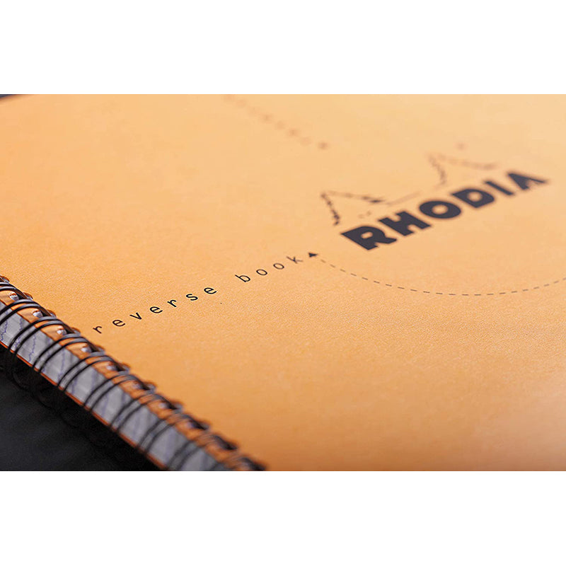 RHODIA Classic Reverse Book 210x210mm Dot Orange