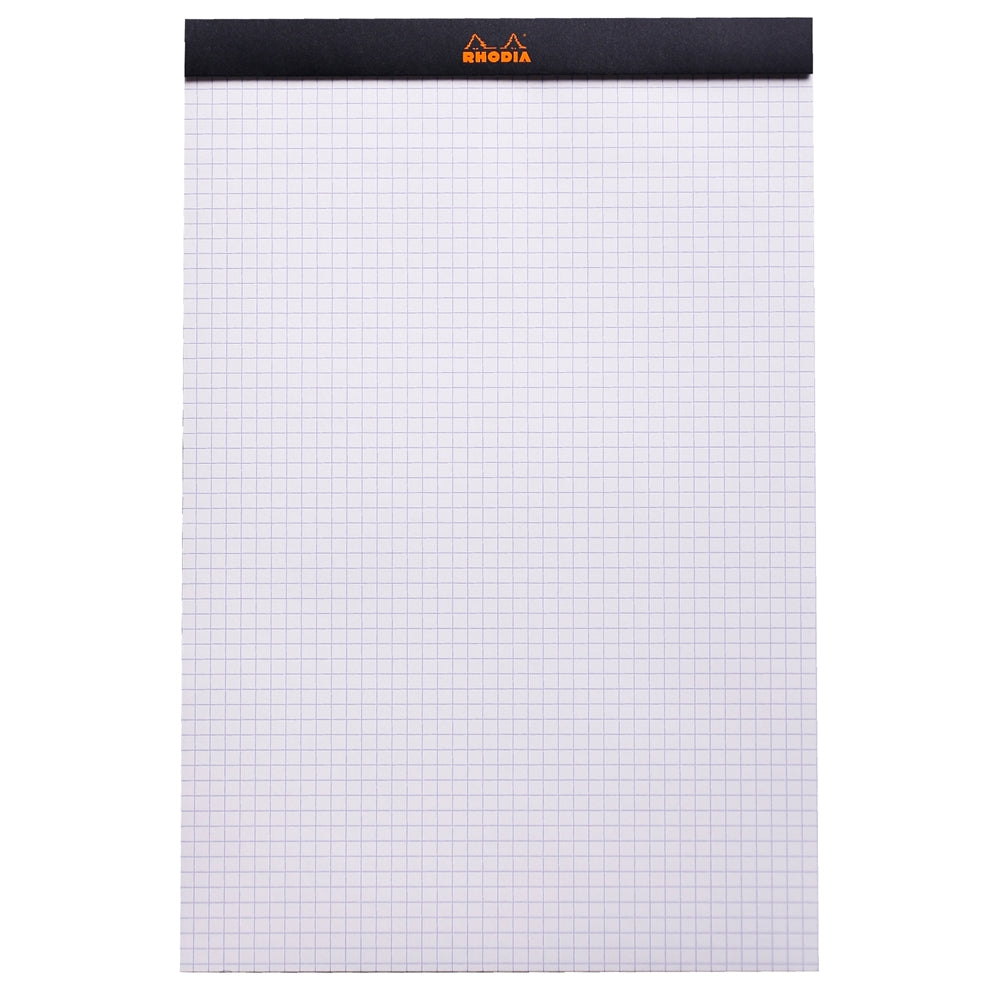 RHODIA Basics No.19 A4+-210x318mm 5x5 Sq hsp Black