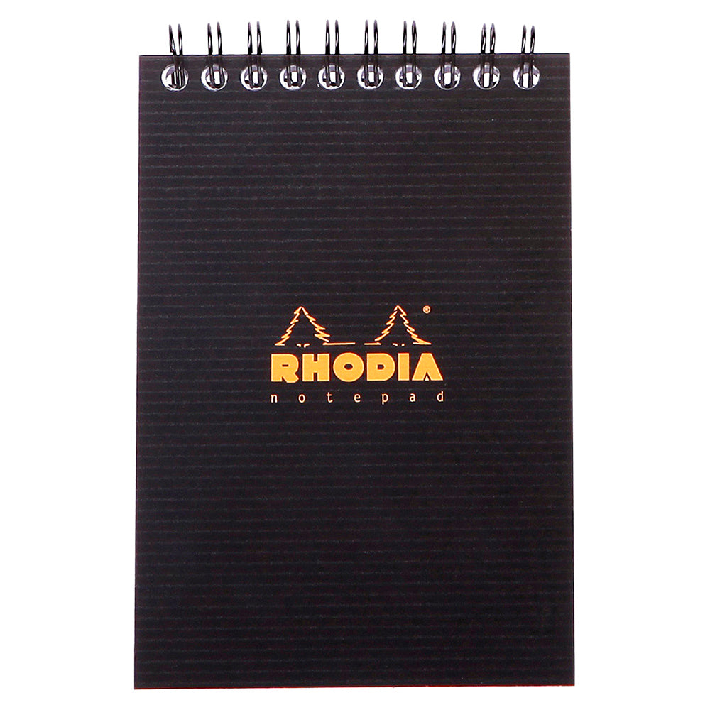 RHODIActive Notepad A6 105x148mm 5x5 Sq Black