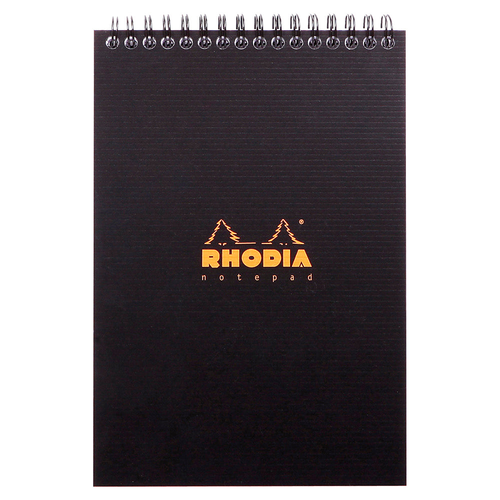 RHODIActive Notepad A5 148x210mm Lined Black