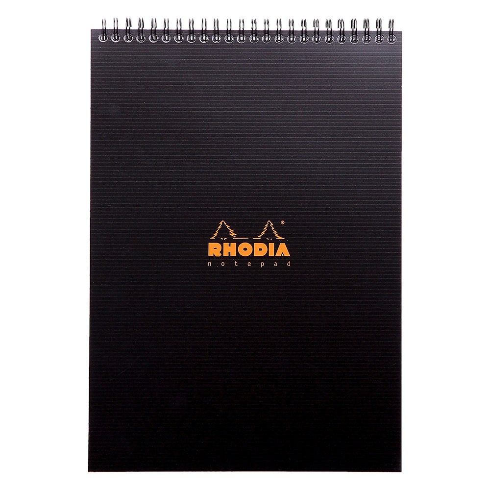 RHODIActive Notepad A4 210x297mm 5x5 Sq Black