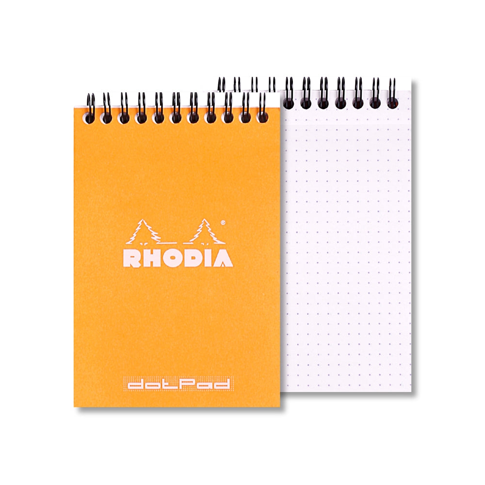 RHODIA Classic Notepad A6 105x148mm Dot Orange