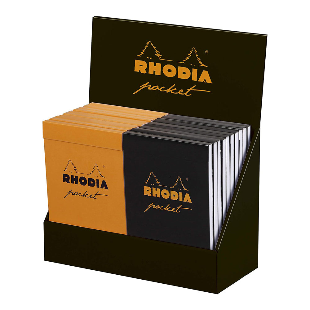 RHODIA Basics Pocket pad 75x120mm 5x5 Sq Assorted