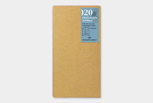 TRAVELERS Notebook Refill 020 Kraft Paper Folder