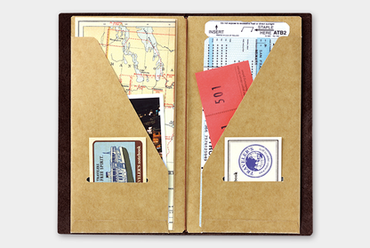 TRAVELERS Notebook Refill 020 Kraft Paper Folder