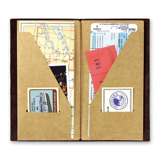 TRAVELERS Notebook Refill 020 Kraft Paper Folder