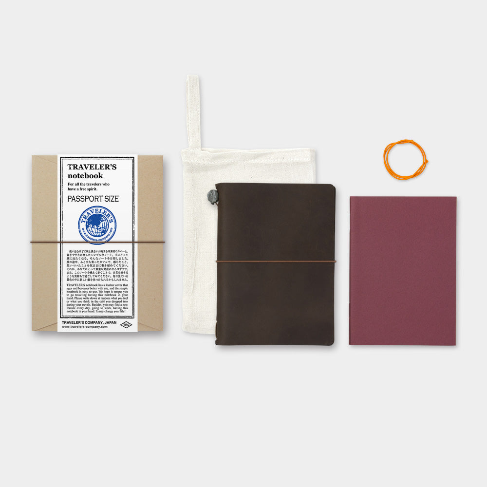 TRAVELERS Notebook Passport Size Brown