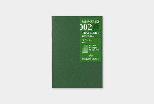 TRAVELERS Notebook Passport Refill 002 Grid Notebook