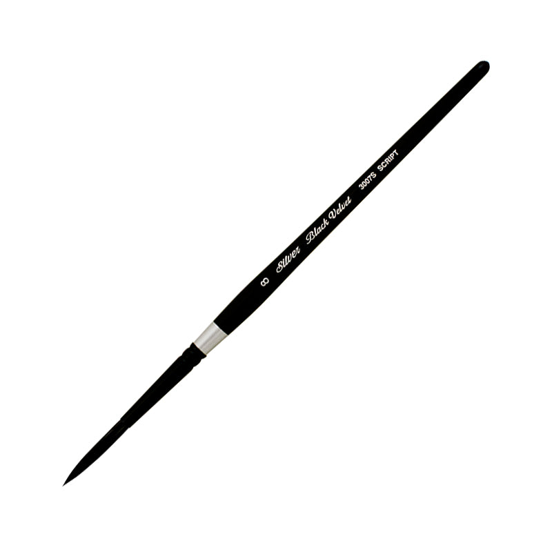 SILVER BRUSH Black Velvet 3007S Script Liner 8 Default Title