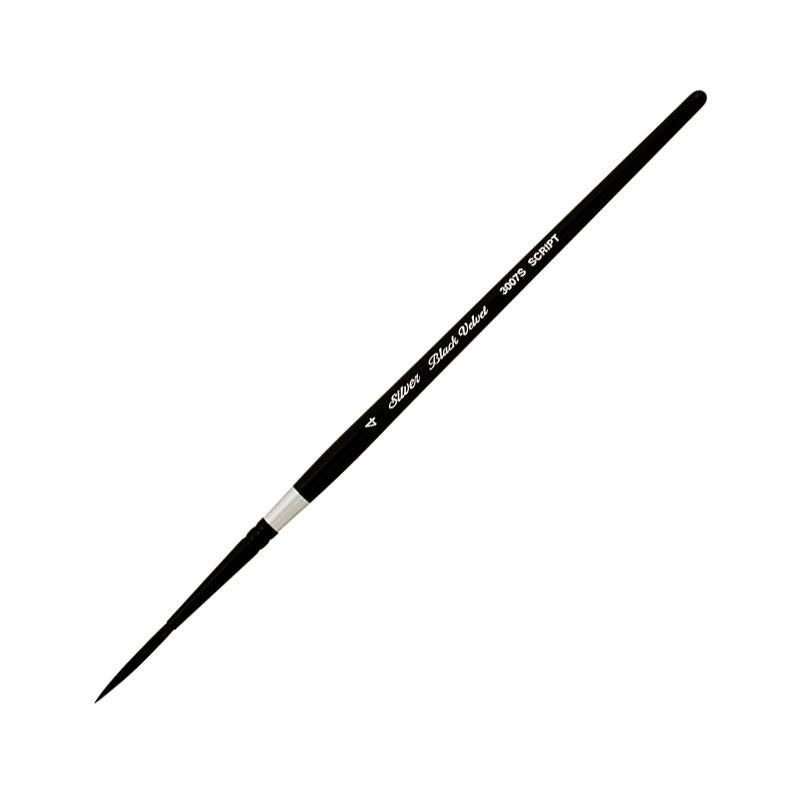 SILVER BRUSH Black Velvet 3007S Script Liner 4 Default Title