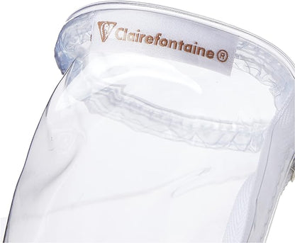 CLAIREFONTAINE Fantasy Transparent Pencil Case D7x22cm Round