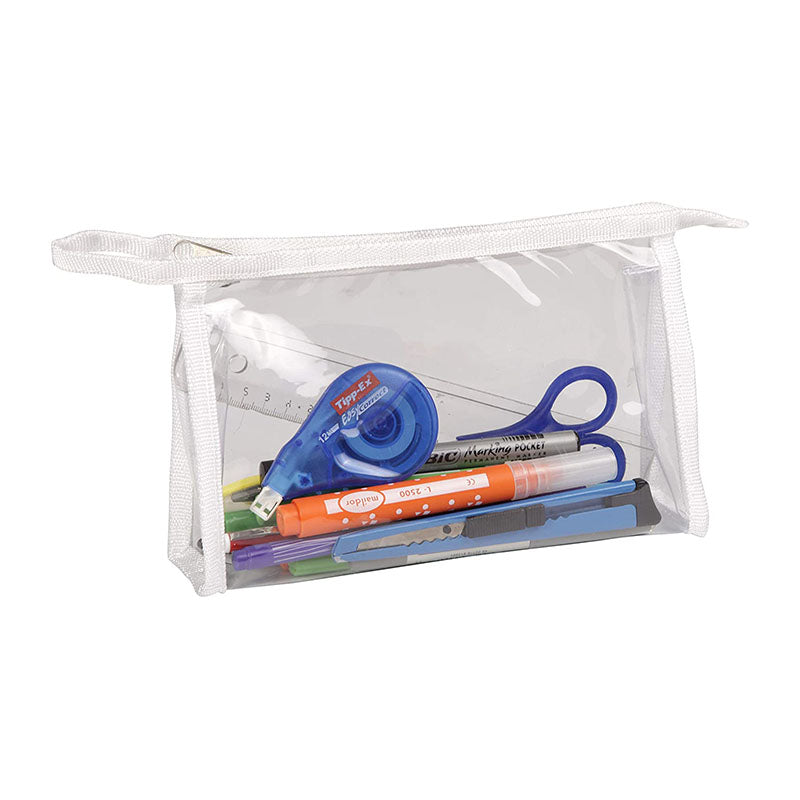 CLAIREFONTAINE Fantasy Transparent Pencil Case 22x4x14cm Rectangle