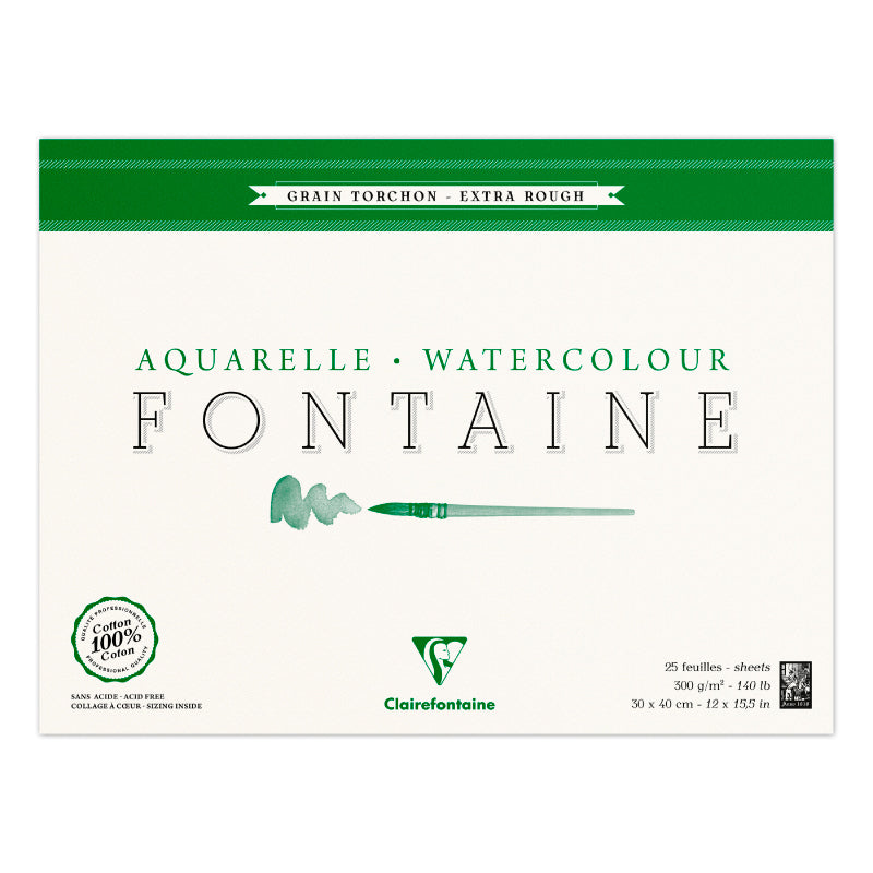 CLAIREFONTAINE Fontaine 4 Sides Extra Rough 300g 30x40cm 25s