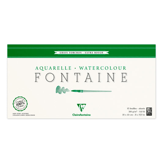 CLAIREFONTAINE Fontaine 4 Sides Extra Rough 300g 20x40cm 25s