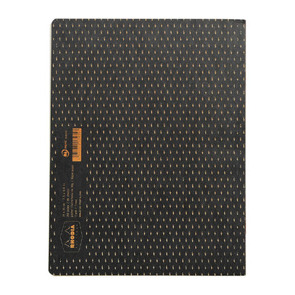 RHODIA Heritage Raw 190x250mm Lined Moucheture Black