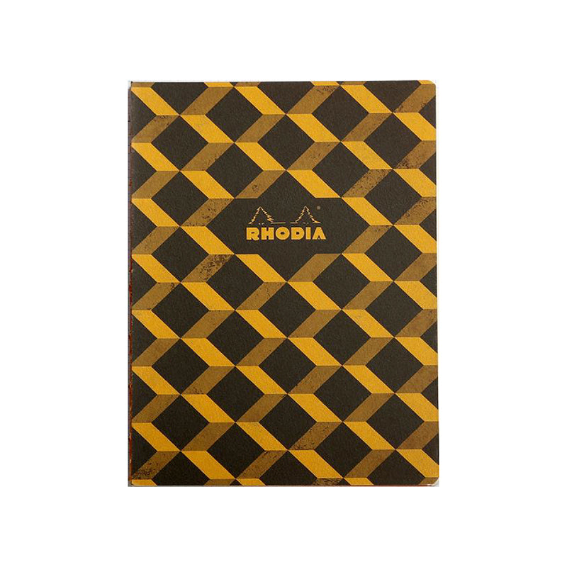 RHODIA Heritage Raw 190x250mm Lined Escher Black