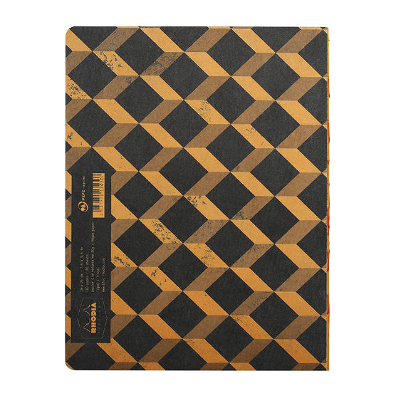 RHODIA Heritage Raw 190x250mm Lined Escher Black