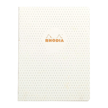 RHODIA Heritage Raw 190x250mm 5x5 Sq Moucheture Ivory