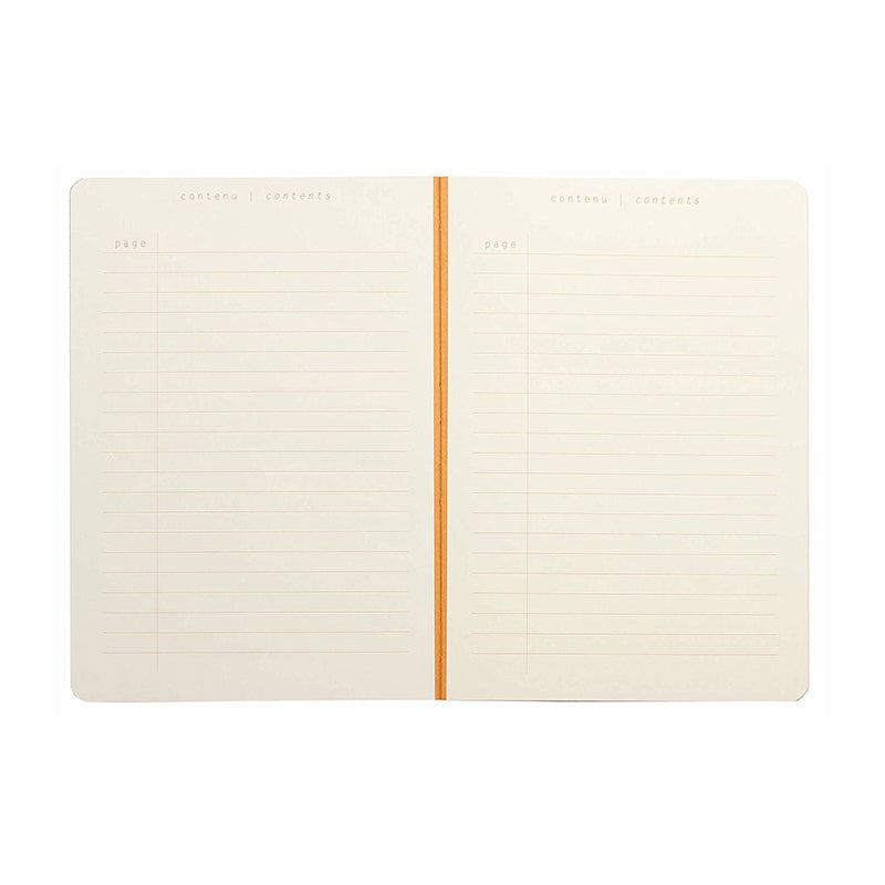 RHODIA Heritage Raw 190x250mm 5x5 Sq Chevrons Black