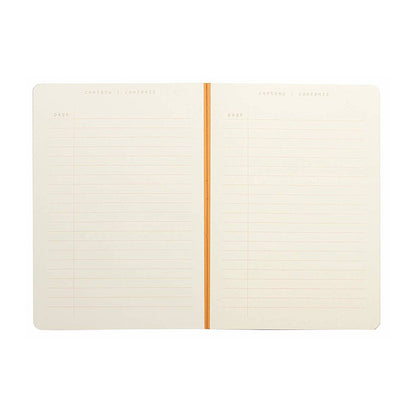 RHODIA Heritage Raw 190x250mm 5x5 Sq Chevrons Black