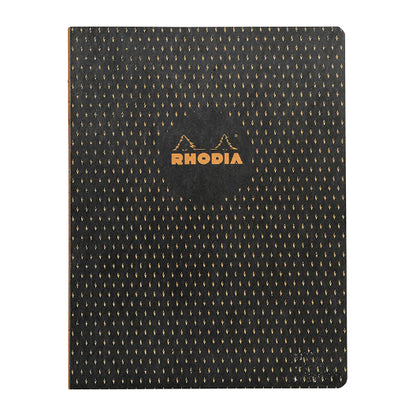 RHODIA Heritage Raw 190x250mm 5x5 Sq Moucheture BK