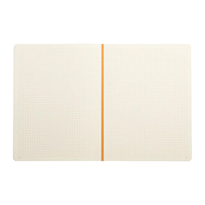 RHODIA Heritage Raw 190x250mm 5x5 Sq Moucheture BK