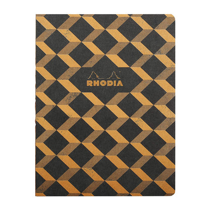 RHODIA Heritage Raw 190x250mm 5x5 Sq Escher Black