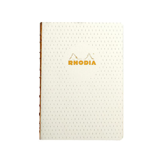 RHODIA Heritage Raw 190x250mm Lined Moucheture Ivory