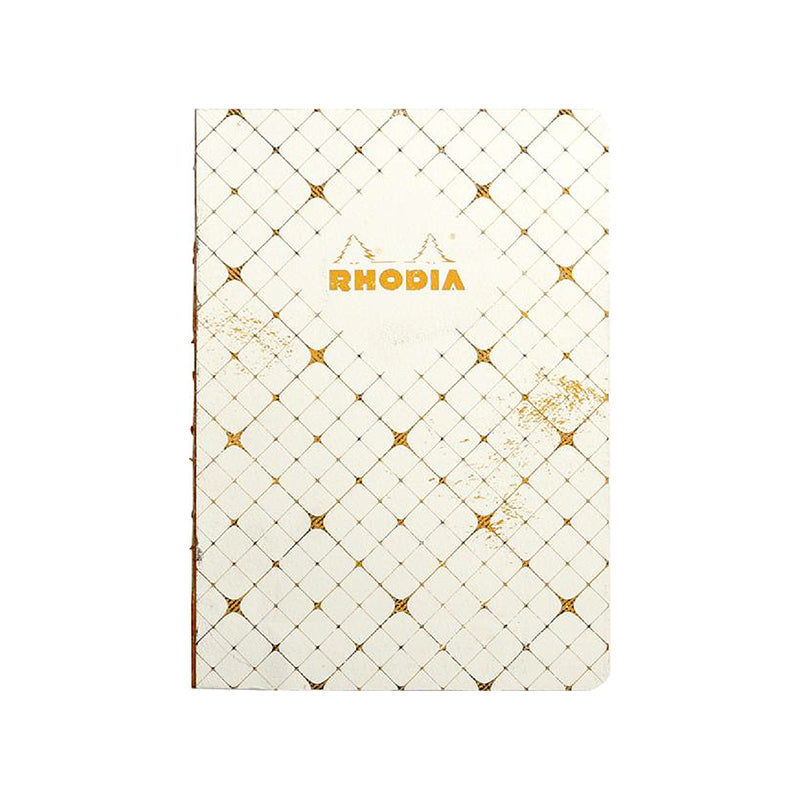 RHODIA Heritage Raw 190x250mm Lined Quadrille Ivory