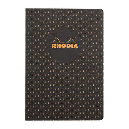 RHODIA Heritage Raw A5 Lined Moucheture Black