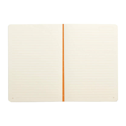 RHODIA Heritage Raw A5 Lined Moucheture Black