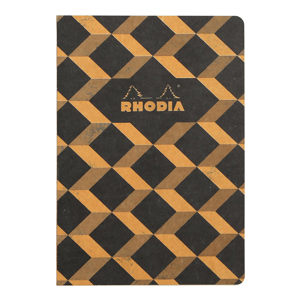 RHODIA Heritage Raw A5 Lined Escher Black