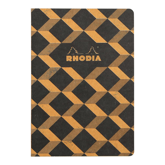 RHODIA Heritage Raw A5 Lined Escher Black