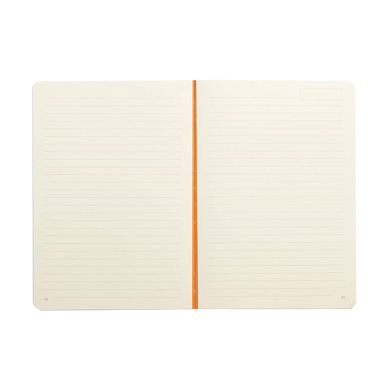 RHODIA Heritage Raw A5 Lined Chevrons BK