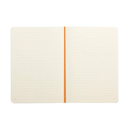 RHODIA Heritage Raw A5 Lined Chevrons BK