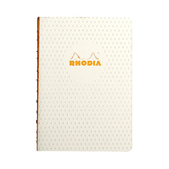 RHODIA Heritage Raw A5 Lined Moucheture Ivory