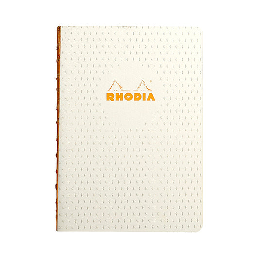 RHODIA Heritage Raw A5 Lined Moucheture Ivory