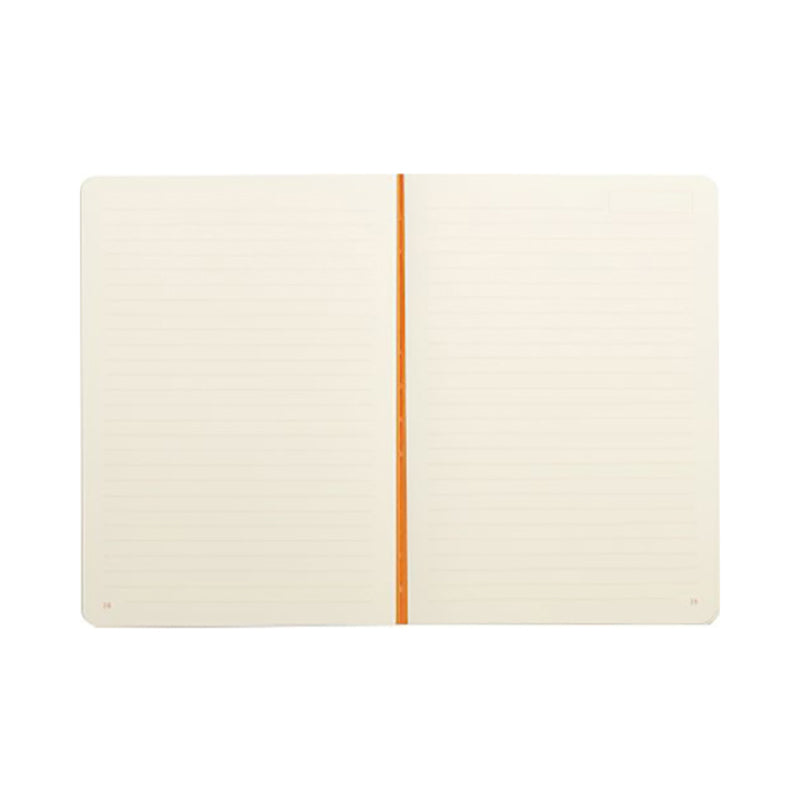 RHODIA Heritage Raw A5 Lined Moucheture Ivory