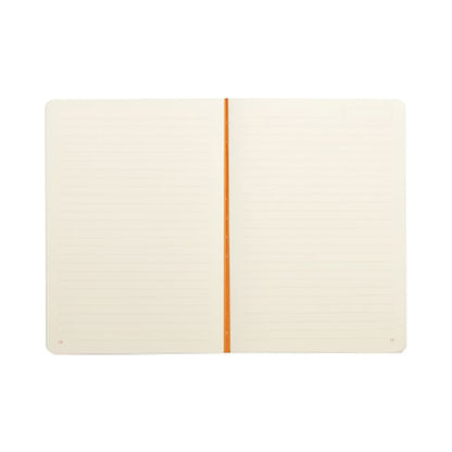 RHODIA Heritage Raw A5 Lined Moucheture Ivory