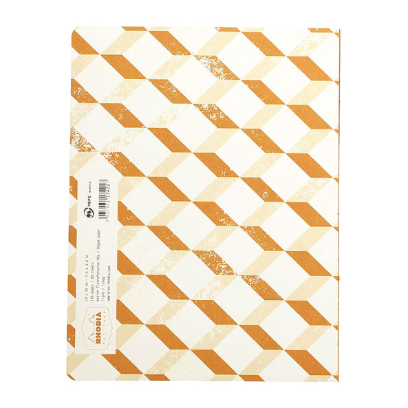 RHODIA Heritage Raw 190x250mm Lined Escher Ivory