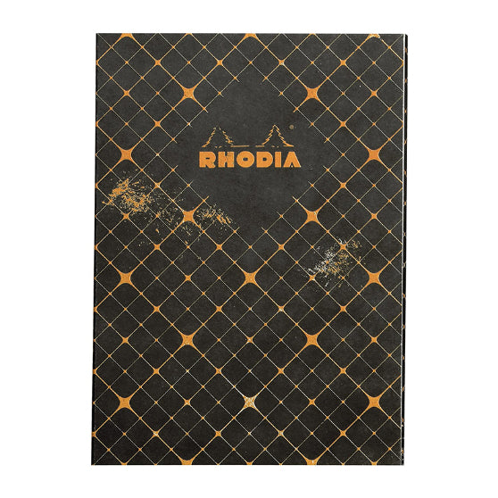 RHODIA Heritage Sewn A5 5x5 Sq Quadrille Black